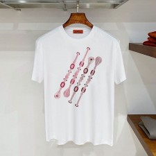 HM 에르메스 모르 에 구르메트 프린티드 스트레이트 반팔